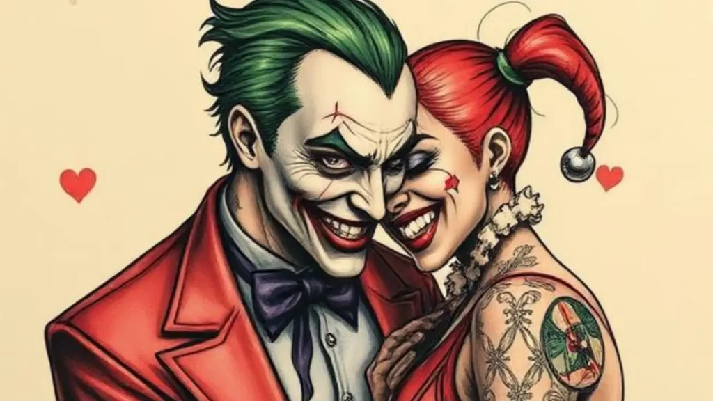 joker and harley quinn tattoos