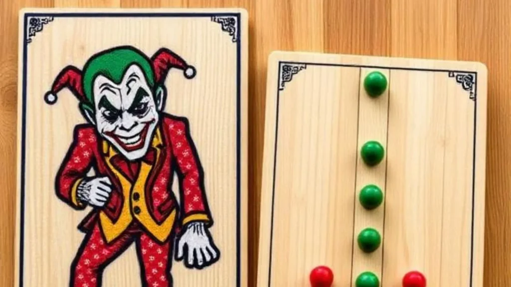 joker and pegs game boards