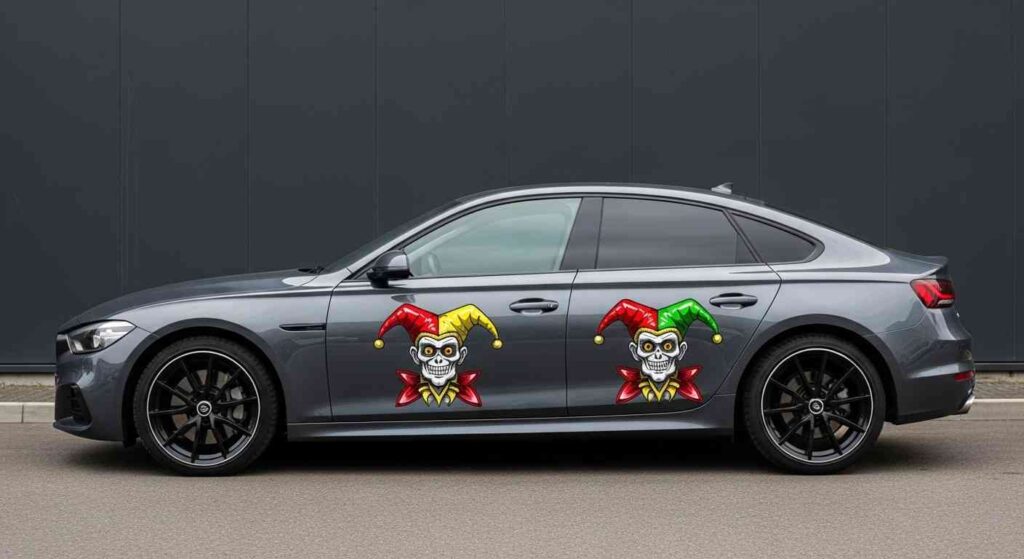 joker car decal