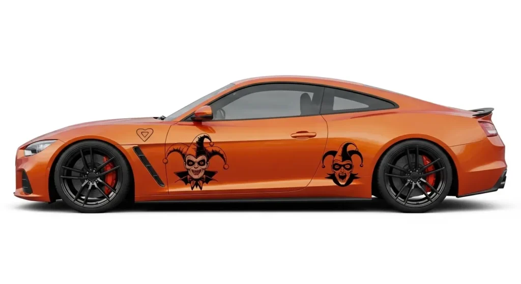 joker car decal
