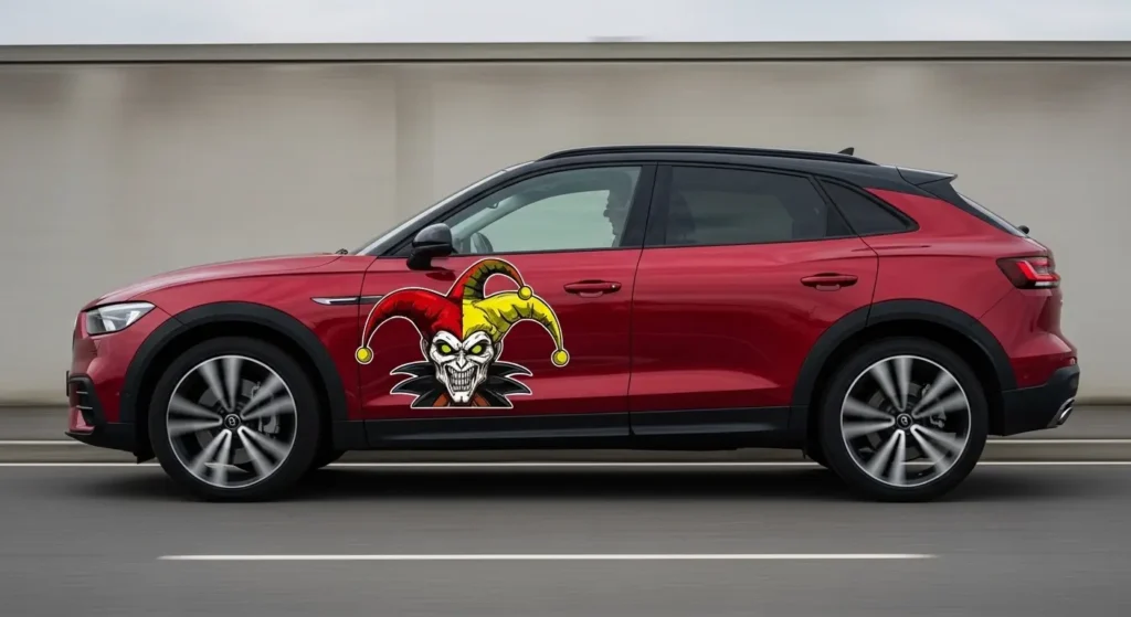 joker car decal