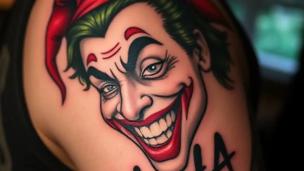 joker haha tattoo