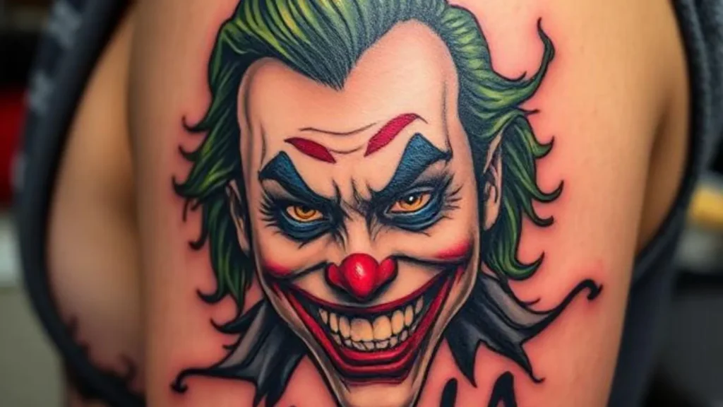 joker haha tattoo