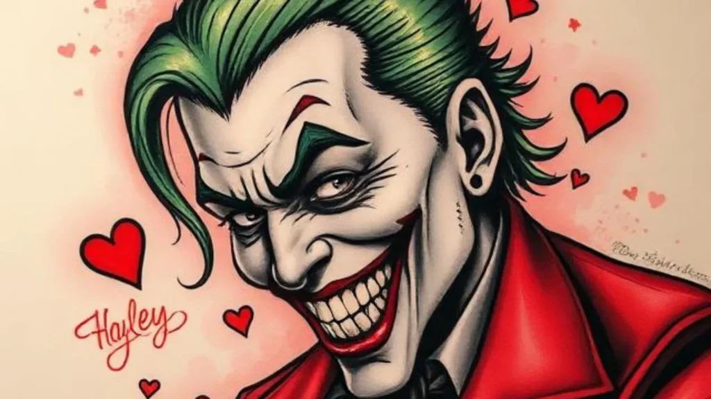 joker harley tattoo