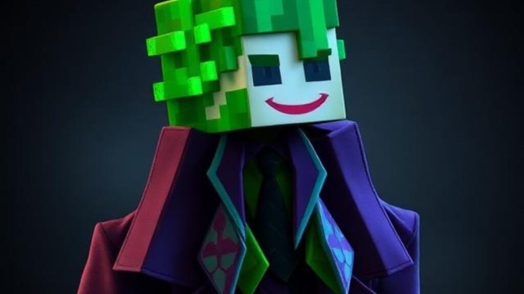 joker minecraft skin