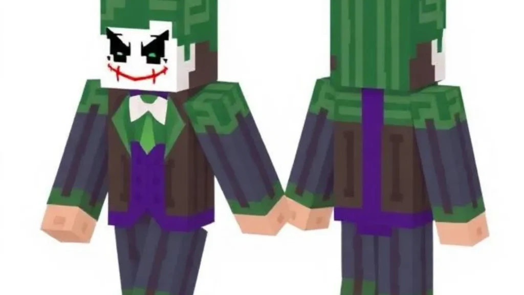 joker minecraft skin