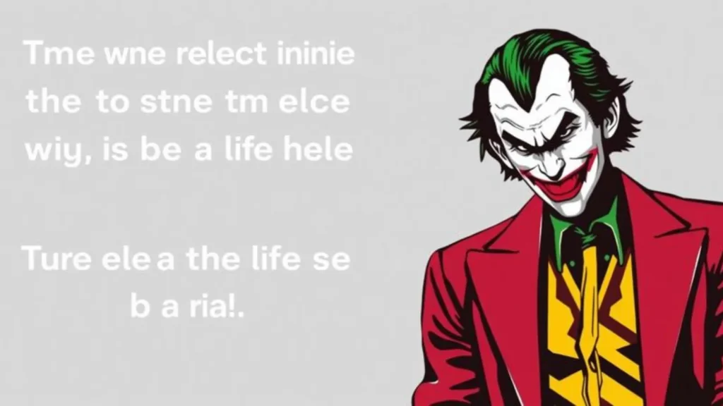 joker quotes about life