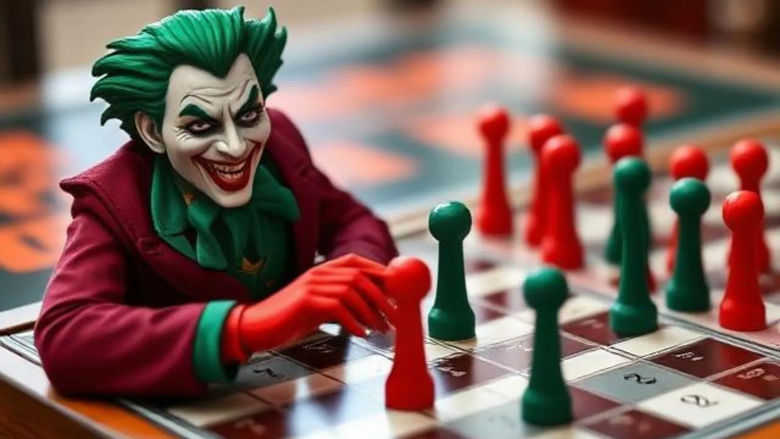 joker and pegs game boards