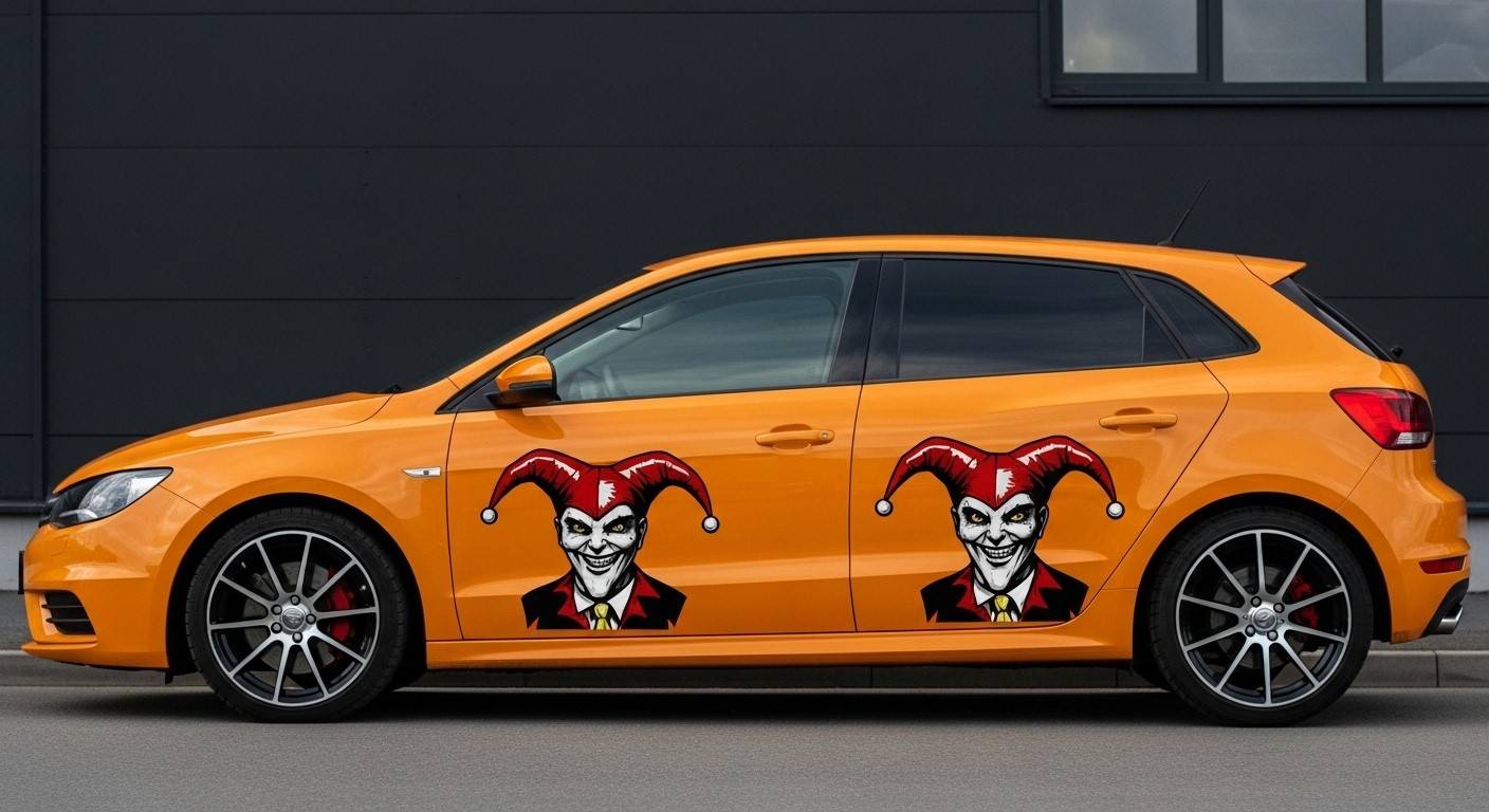 joker car decal