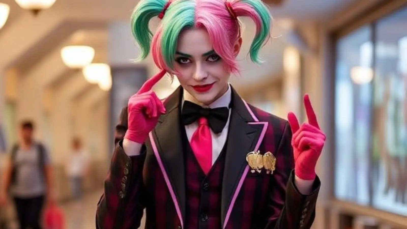 joker persona 5 cosplay femboy